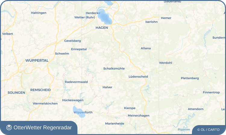 OtterWetter Regenradar-Widget Schalksmühle