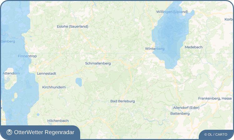 OtterWetter Regenradar-Widget Schanze