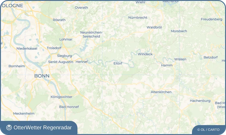 Wetter-Widget-Vorschau mit Vorhersagedaten für Scheidsbach