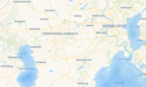 Regenradar Vorschaubild - Aktuelle Niederschläge in Schelsen und Umgebung