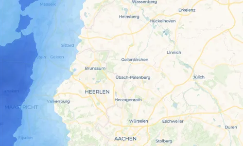 Regenradar Vorschaubild - Aktuelle Niederschläge in Scherpenseel und Umgebung
