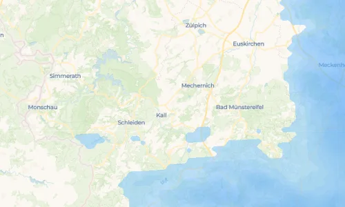 Regenradar Vorschaubild - Aktuelle Niederschläge in Scheven und Umgebung