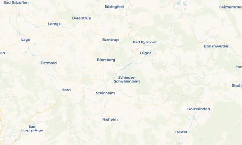Regenradar Vorschaubild - Aktuelle Niederschläge in Schieder und Umgebung