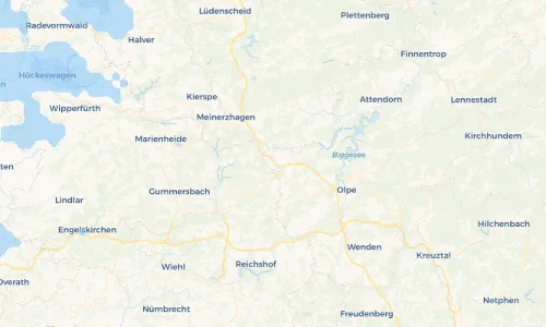 Regenradar Vorschaubild - Aktuelle Niederschläge in Schlade und Umgebung