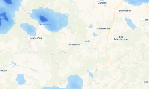 Regenradar Vorschaubild - Aktuelle Niederschläge in Schleiden und Umgebung