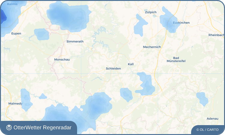OtterWetter Regenradar-Widget Schleiden