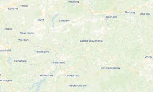Regenradar Vorschaubild - Aktuelle Niederschläge in Schliprüthen und Umgebung
