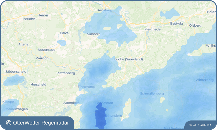 OtterWetter Regenradar-Widget Schliprüthen