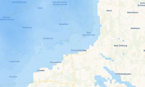 Regenradar-Vorschau: aktuelle Niederschläge in Schloß Neuhaus und Umgebung