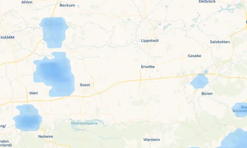 Regenradar Vorschaubild - Aktuelle Niederschläge in Schmerlecke und Umgebung