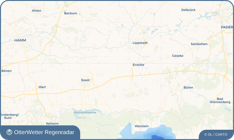 OtterWetter Regenradar-Widget Schmerlecke