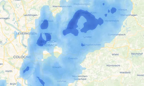 Regenradar Vorschaubild - Aktuelle Niederschläge in Schmitzhöhe und Umgebung