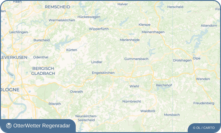 Wetter-Widget-Vorschau mit Vorhersagedaten für Schnellenbach