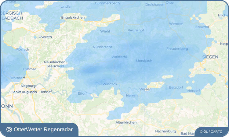 OtterWetter Regenradar-Widget Schönenbach