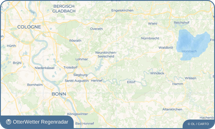 OtterWetter Regenradar-Widget Schöneshof