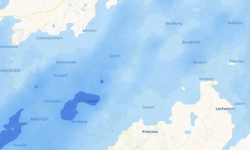Regenradar Vorschaubild - Aktuelle Niederschläge in Schophoven und Umgebung