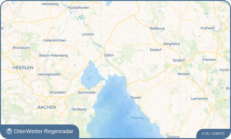 OtterWetter Regenradar-Widget Schophoven