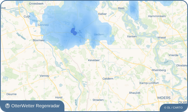 Wetter-Widget-Vorschau mit Vorhersagedaten für Schravelen