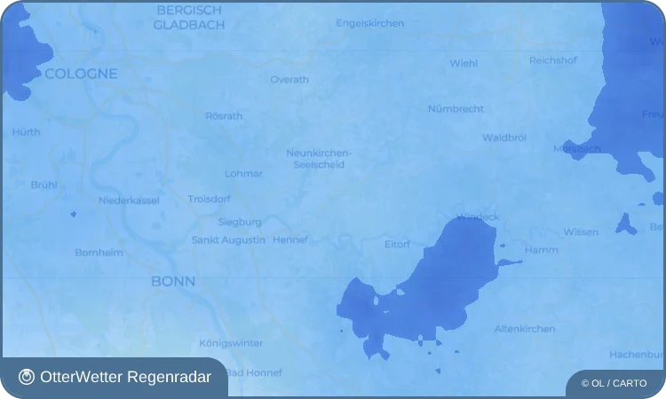 Wetter-Widget-Vorschau mit Vorhersagedaten für Schreckenberg