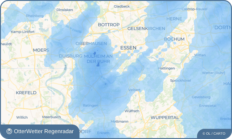 OtterWetter Regenradar-Widget Schuir