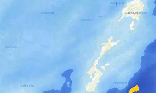 Regenradar Schwalenbach: aktuelle Niederschläge in Schwalenbach und Umgebung, Stand 21. Oktober 2026 um 16:35 Uhr
