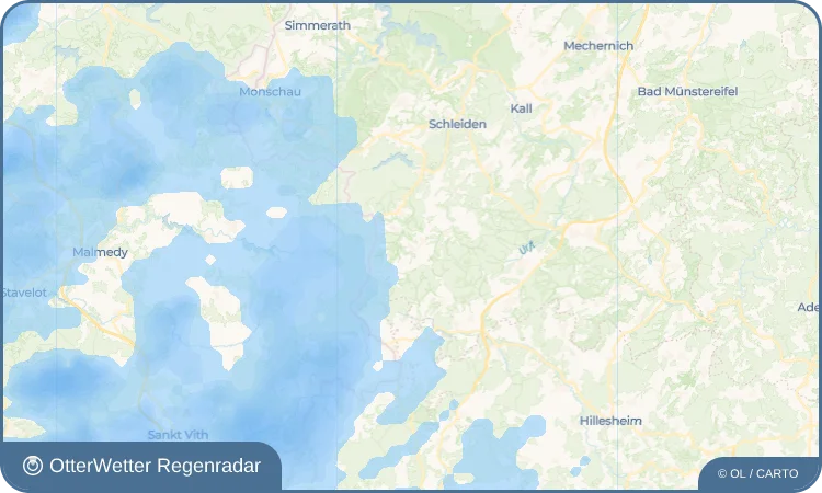 Wetter-Widget-Vorschau mit Vorhersagedaten für Schwalenbach