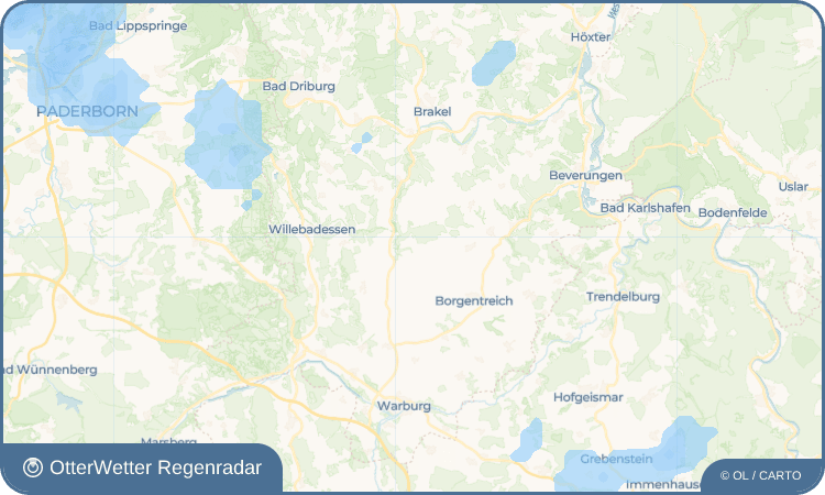 OtterWetter Regenradar-Widget Schweckhausen