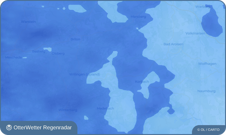 OtterWetter Regenradar-Widget Schweinsbühl