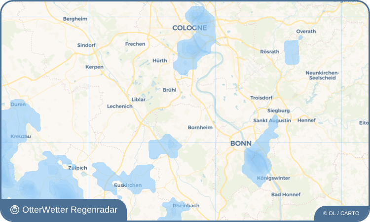OtterWetter Regenradar-Widget Sechtem