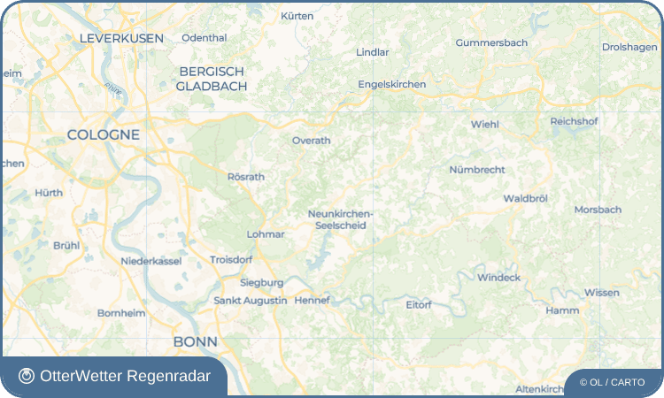 OtterWetter Regenradar-Widget Seelscheid