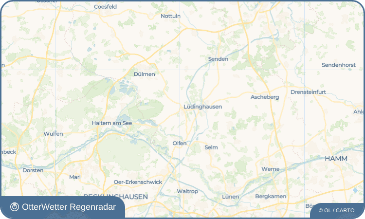 OtterWetter Regenradar-Widget Seppenrade
