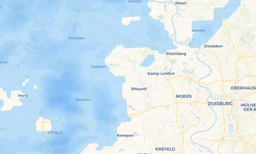 Regenradar Vorschaubild - Aktuelle Niederschläge in Sevelen und Umgebung