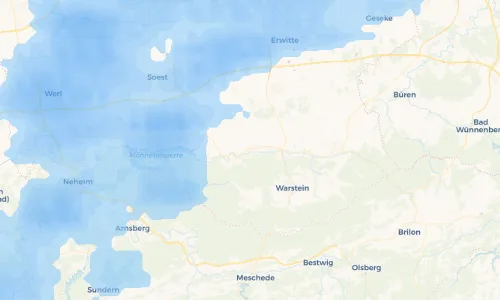 Regenradar Vorschaubild - Aktuelle Niederschläge in Sichtigvor und Umgebung