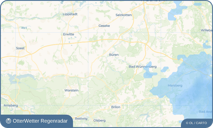 OtterWetter Regenradar-Widget Siddinghausen