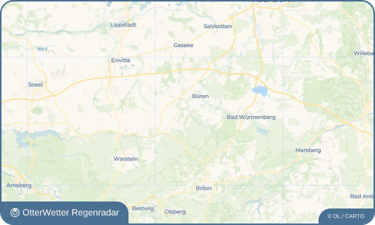 Widget-Vorschau für Siddinghausen Wetter-Widget-Vorschau mit Vorhersagedaten für Siddinghausen