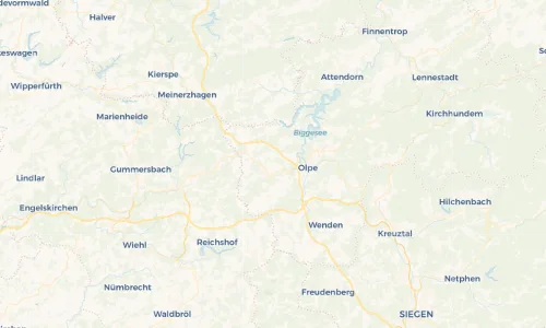 Regenradar Vorschaubild - Aktuelle Niederschläge in Siebringhausen und Umgebung