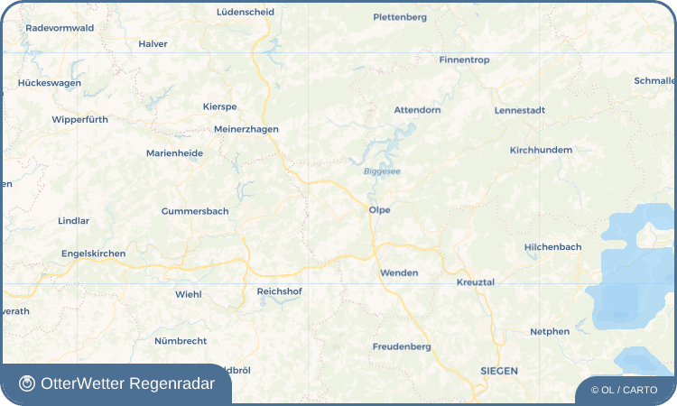 Widget-Vorschau für Siebringhausen Wetter-Widget-Vorschau mit Vorhersagedaten für Siebringhausen
