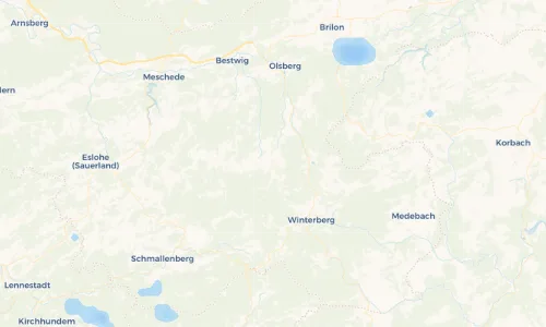 Regenradar-Vorschau: aktuelle Niederschläge in Siedlinghausen und Umgebung