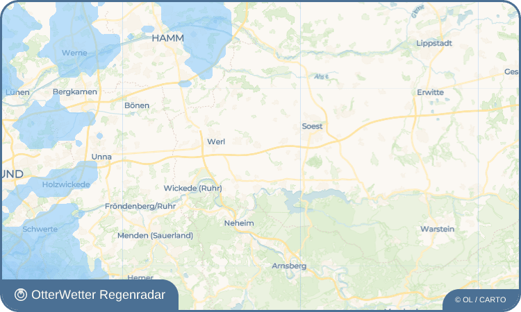 OtterWetter Regenradar-Widget Sieveringen
