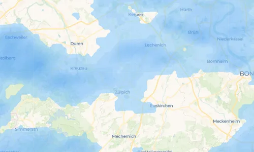 Regenradar Vorschaubild - Aktuelle Niederschläge in Sievernich und Umgebung