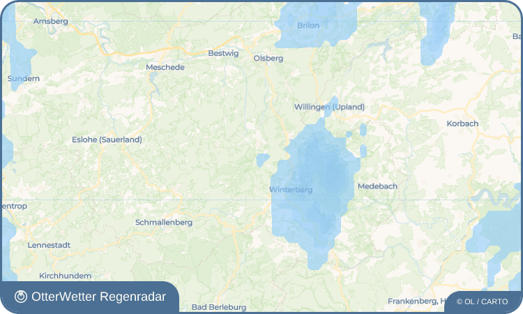 OtterWetter Regenradar-Widget Silbach