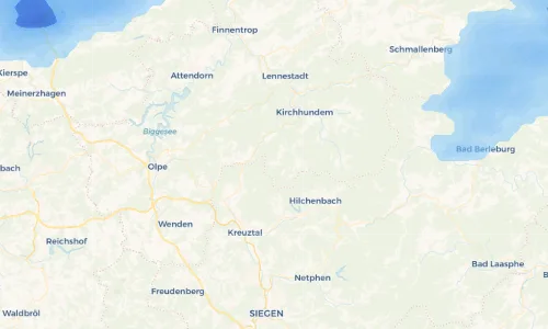 Regenradar Vorschaubild - Aktuelle Niederschläge in Silberg und Umgebung