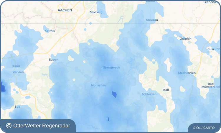 OtterWetter Regenradar-Widget Simmerath