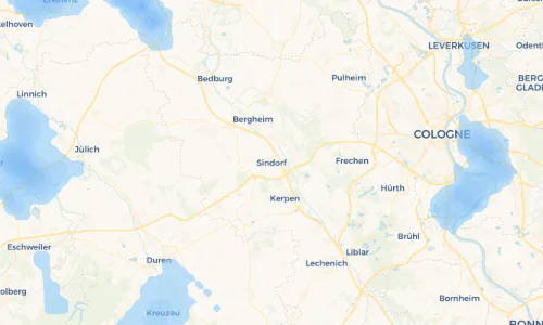 Regenradar Vorschaubild - Aktuelle Niederschläge in Sindorf und Umgebung