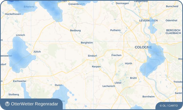 OtterWetter Regenradar-Widget Sindorf