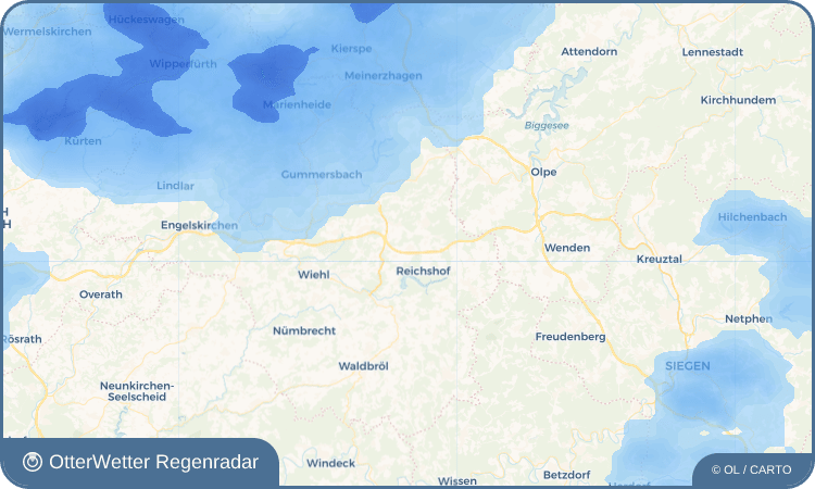 OtterWetter Regenradar-Widget Sinspert