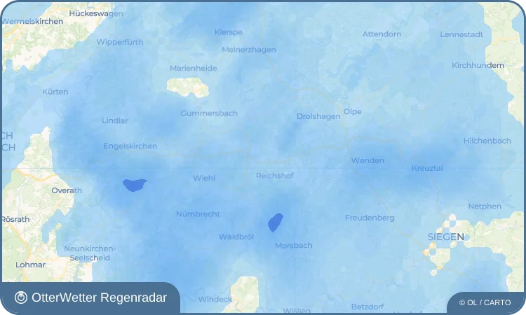 Widget-Vorschau für Sinspert Wetter-Widget-Vorschau mit Vorhersagedaten für Sinspert