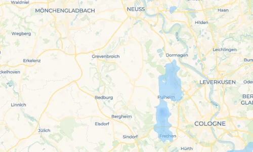 Regenradar Vorschaubild - Aktuelle Niederschläge in Sinsteden und Umgebung