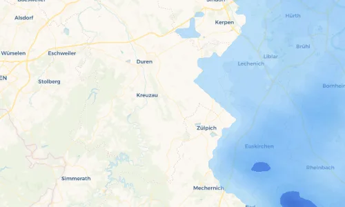 Regenradar Vorschaubild - Aktuelle Niederschläge in Soller und Umgebung