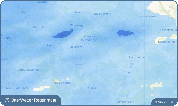 OtterWetter Regenradar-Widget Sommersell